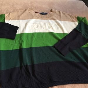 TOMMY HILFIGER color block sweater